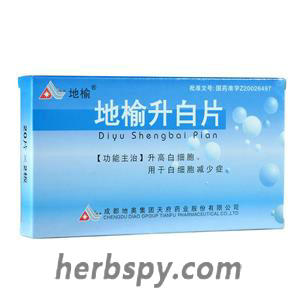 Di Yu Sheng Bai Tablet for leukopenia or thrombocytopenia